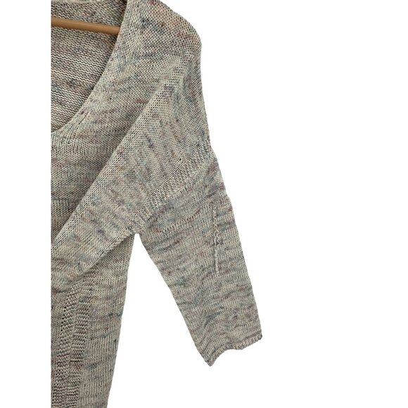 J. Jill‎ Women's V-Neck Sweater M Multicolored Speckled Knit FLAW - Picture 5 of 10